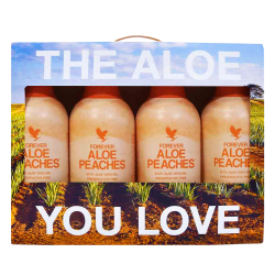 4 Pack Aloe Peaches