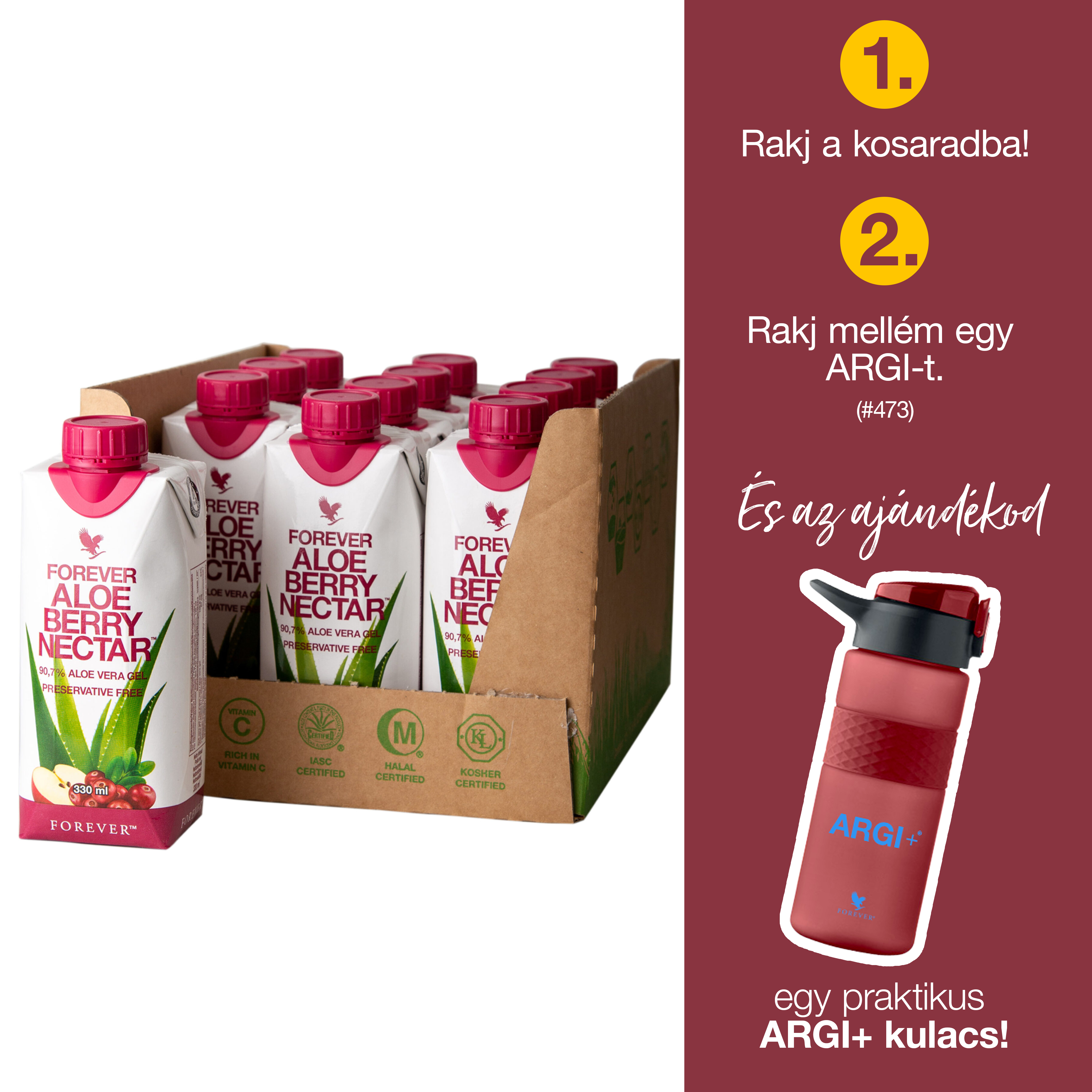 Aloe Berry Nectar 12 x 330ml